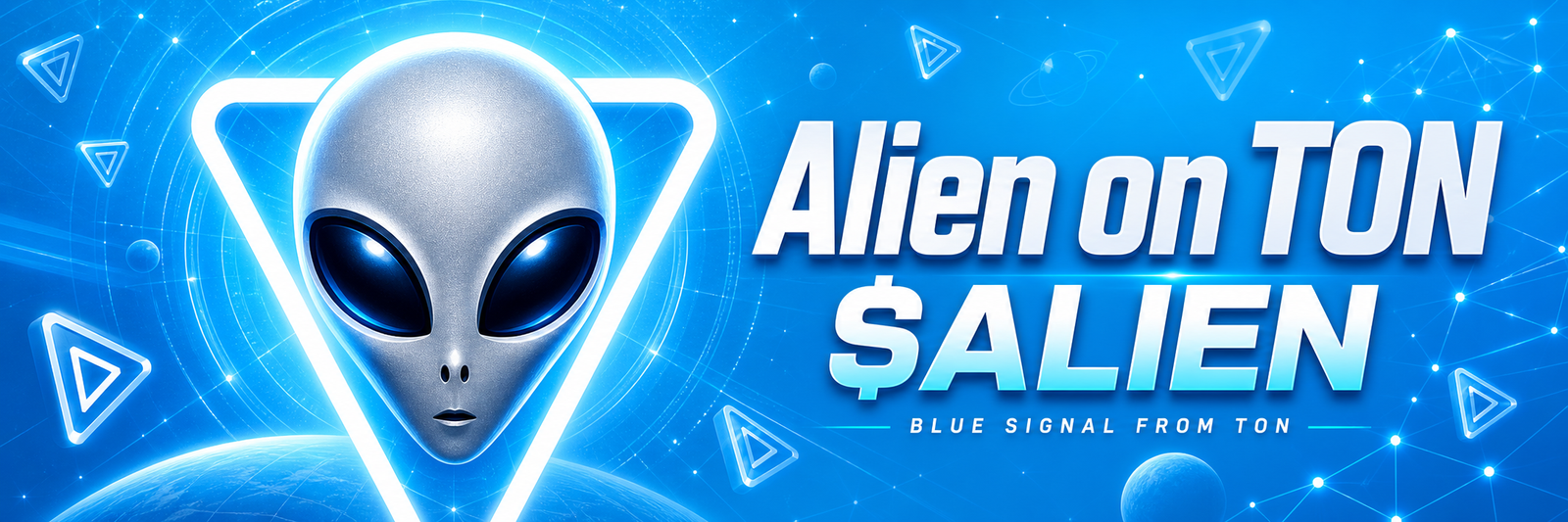 Alien on TON banner